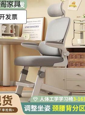 升降工学电椅青年高脑初学生专用写字书桌中椅子儿12549童学习椅