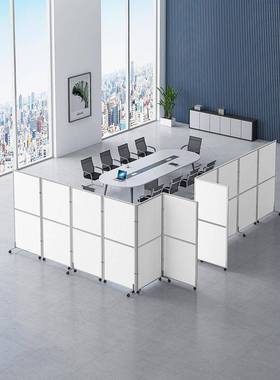 可移动桌办公工室隔断遮YDPF-03面挡折叠屏挡板公司车风间厂吸音