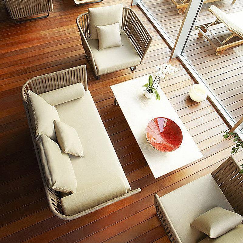 设计酒店别墅阳台露台花792家具软装园露外天室休闲藤编户外沙师