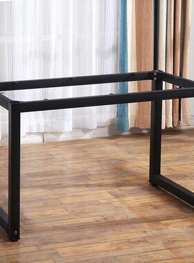 电固脑桌桌腿吧台加支65856架办公会议钢架桌脚铁艺烤桌漆架子