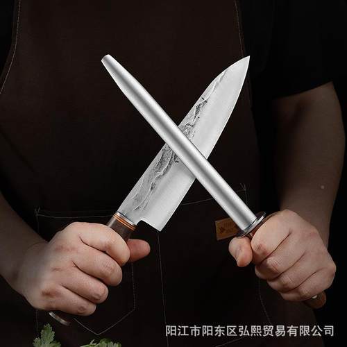 卖刀棒肉专用实木磨肉档酒店师厨商用快速磨刀J00001石碳钢手持式