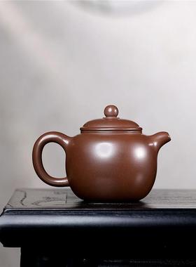 宜兴WKL紫砂壶原泥茶矿紫手家工匏尊用功夫泡茶壶具密文