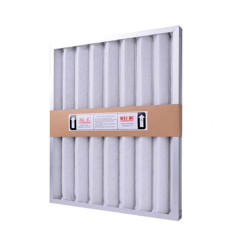 广东微米微米AIR器FILTE式R折叠初效过滤滤器子母架板式过除尘网