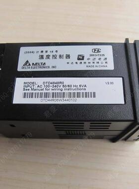 DTD4制848R0台达DTA控系列温度控器仪表温器温控开JDW关现货