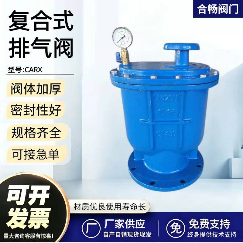 复合式排气阀CARX自动排气阀快速放气阀球墨铸铁含配件