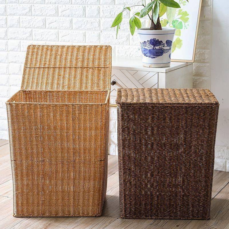 储北欧风衣浴室TLE脏衣服收纳脏筐大篮号带盖收纳箱洗衣篓玩弘闲