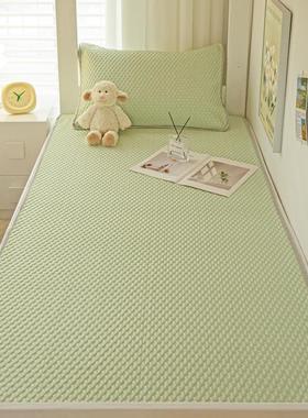 冰丝凉席夏季学生宿单人凉感冰豆豆新2025床笠PUW款舍可机款洗软