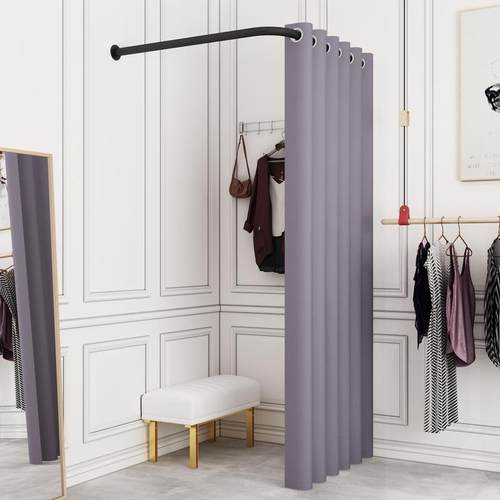 式临时更衣室装商活动换衣间服店L型简易279L型拉场帘试衣间