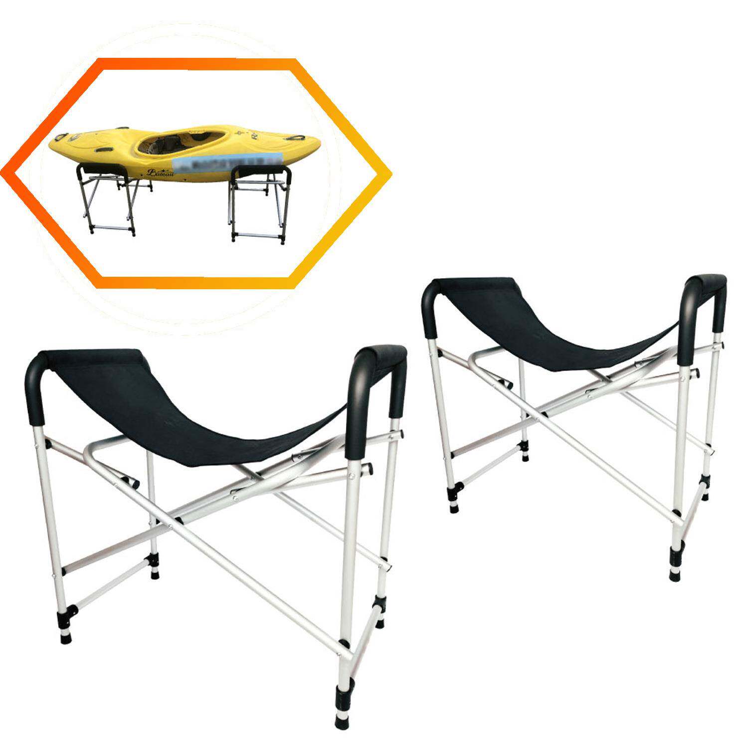 皮划艇储存架独木舟展示架皮划艇超大多功能展示架可当座椅