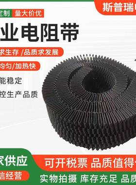 电阻带铁铬铝0Cr27Al7Mo2电热扁电热扁带工业炉高温扁带