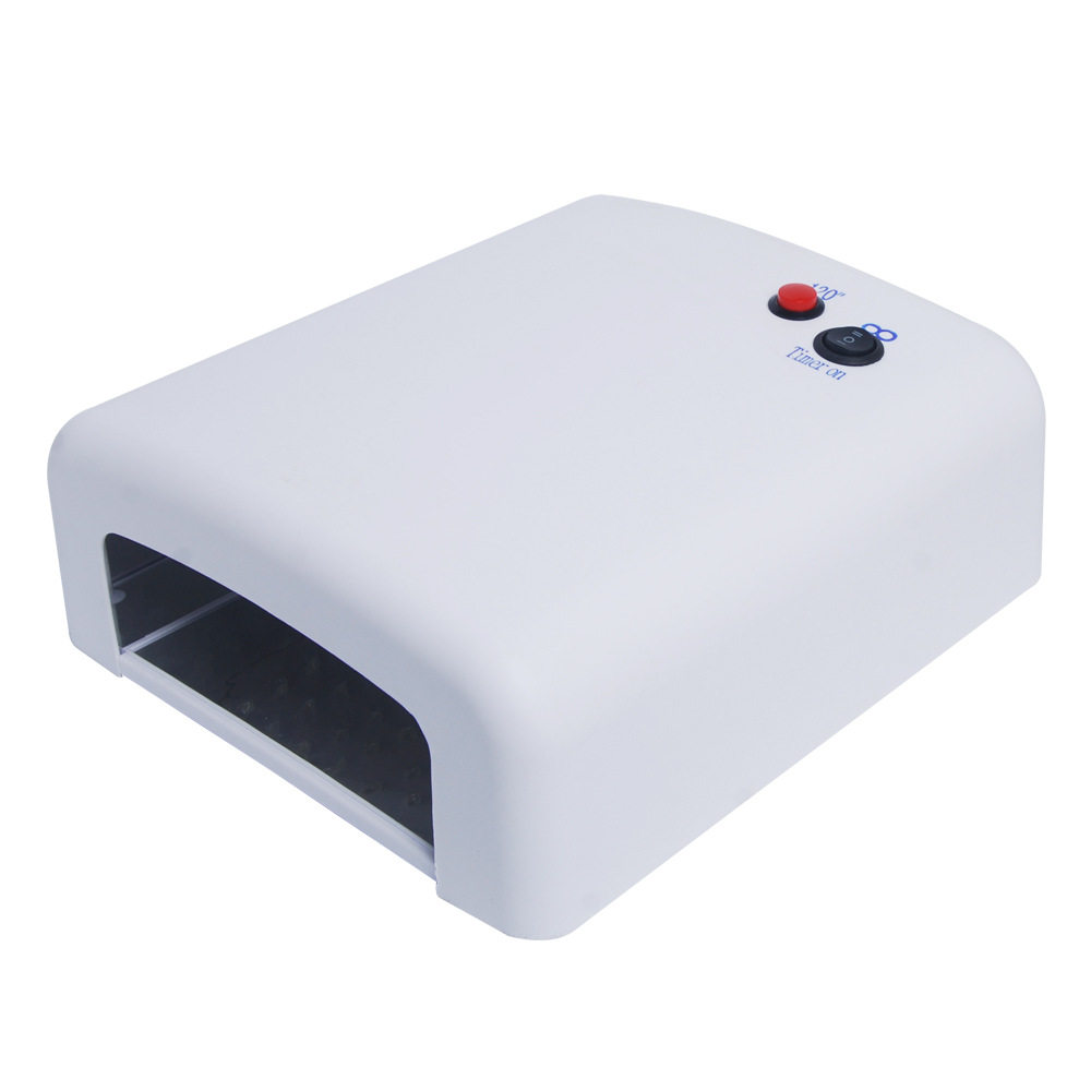 现货清库存粉色白色36W 818 外壳快干LED光疗灯 110V或220V均有货
