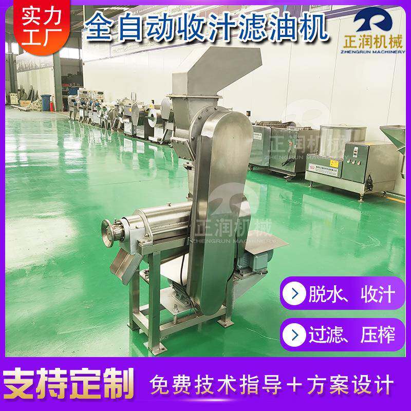 商用果蔬工业榨汁机大型新鲜水果破碎榨汁设备连续式雪梨榨汁机