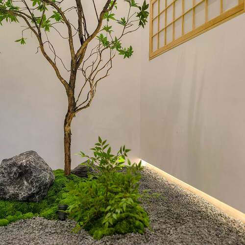 高端仿真马植木橱窗造景植醉物室内约仿生绿装饰667树大型假树简