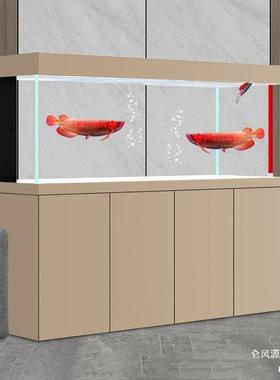 款20箱25玄关断隔柜大免家用落地水族TEG大型屏鱼风缸客厅换水