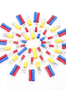 100pc2s冷压端子叉型Y型U预绝缘PCO接线端子铜芯接型线鼻子线耳套