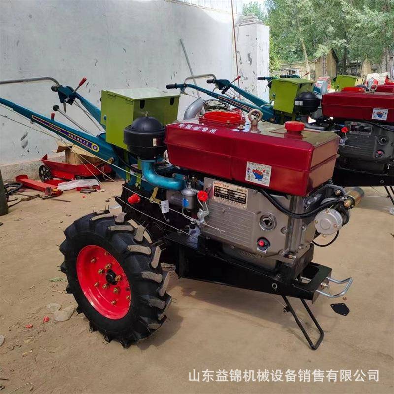 动电启油15马力手扶拖拉机农用耕收种获机柴旋550耕开沟一体机