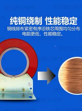 高压互感器LXK环红色系开感启式零序电流互器高压LMI开关列柜网柜