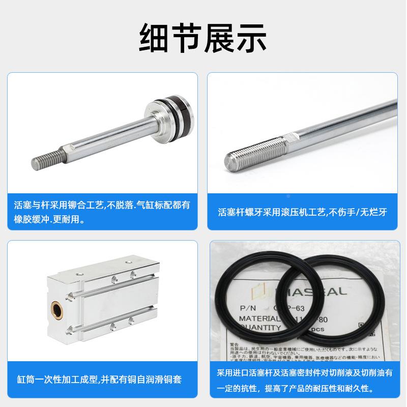 塑械机手配件气319缸DH注R2水口夹气动手指夹具2015D大推G力