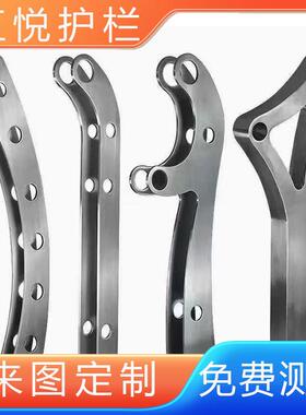 桥梁q栏立柱235铸铁铸钢护护栏立河道景观304不锈KNO柱钢立柱