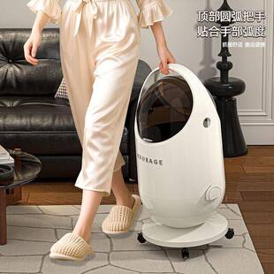 客厅奢垃圾桶厨房家用大容2025EHW新轻带盖款移动高颜量值免弯腰