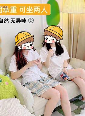 人卧沙发人出租房室飘窗懒小户型榻TAL双榻米阳台休闲折叠沙发床