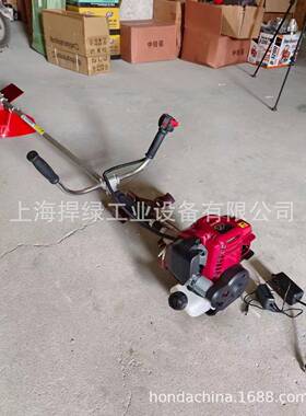 草捍四冲程电启动汽油绿割草机四冲程小型割灌机农汽用油除机收割