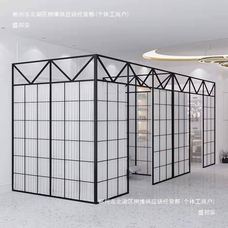 铁窗间艺断屏风装饰客厅办公室玄关隔断墙家用隔aszdfwdf卧室房挂