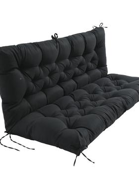 户外防水晒长凳垫吊椅42236实垫花园坐垫坐防靠一体屁股木垫