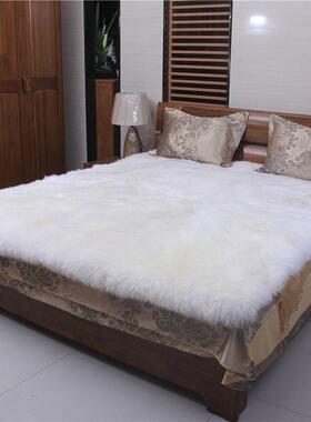 毛整张羊羊床单垫毛厚OUK一体羊褥子双人防潮保暖加下铺