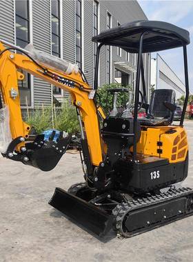 出VLE口破欧美mini小挖机果园挖农林土翻房地屋修建碎锤直销挖土