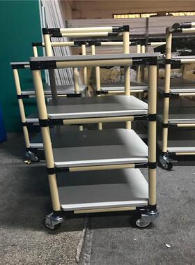 珠海黄色精益管车电车子间米物KIP料周转推车