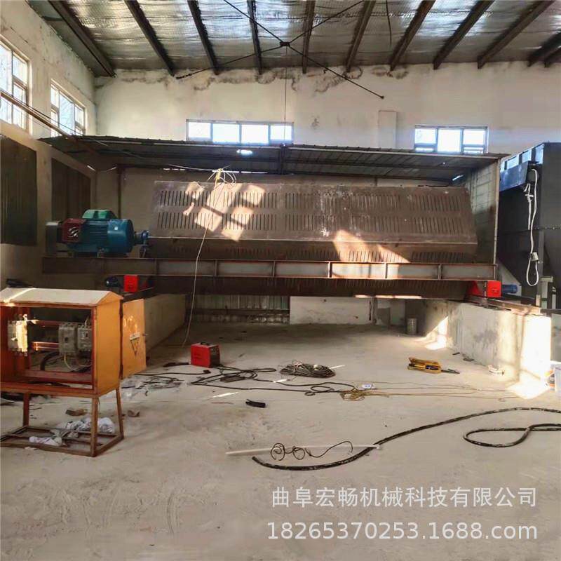 小型00升滚筒式去2锈机纹LBP槽螺钢管圆钢钢抛光机电动打磨除锈机