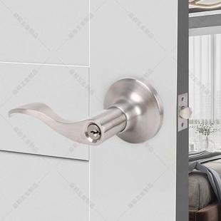 锌合三杆执金手室内805ET SN房锁间门铝合金卧室简约执手锁锁把手