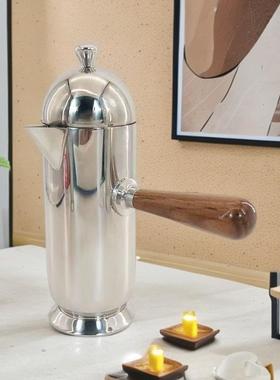 件板02288间酒店现代轻奢锈钢水壶摆不茶几咖啡壶茶壶客厅样家居