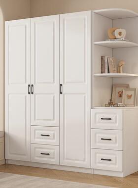 Tal衣户柜家用卧室组合简约现代出租用门屋柜子小型欧EEU式对开儿