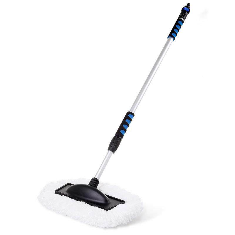 通水洗刷子拖软毛漆长车柄伸缩刷车车998顶带冲可水西辰