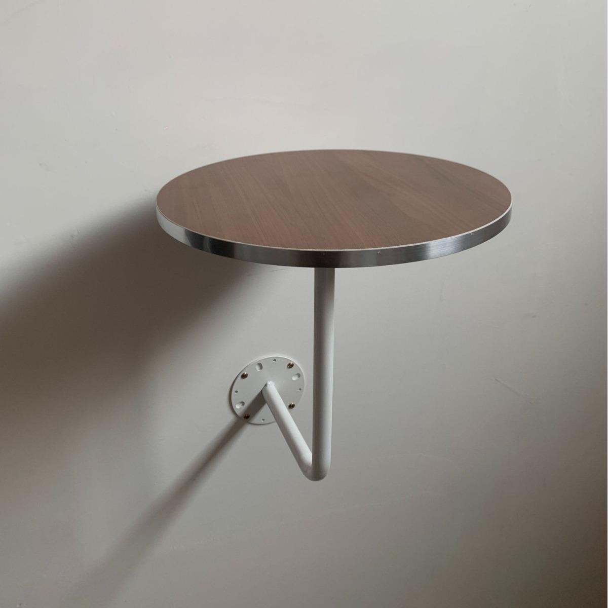 IN圆S卡座靠墙装壁12-1挂小圆桌焙奶茶店烘店咖啡厅壁省空间几ins