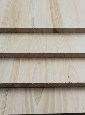 桧木指接板结单面无实木板家具JLT接板桌面柜体板榻榻米指板原木