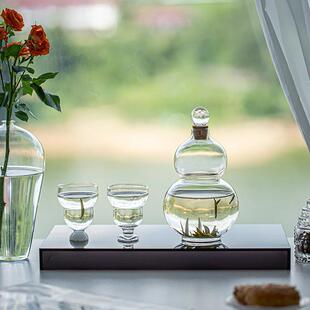 创意葫芦瓶瓶冷萃瓶玻璃酒瓶茶饮瓶果酒LSH871密封空瓶饮子奶茶料