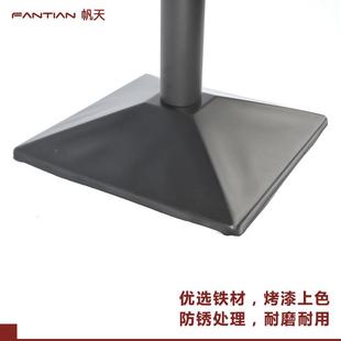 桌简约铁黑色冲压脚咖啡奶茶快餐店FT 桌腿五金钢架厂店家 B121