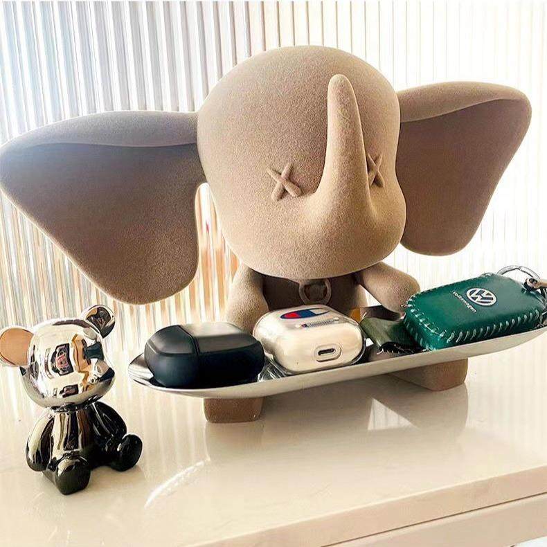 飞象入户-进小门玄关钥匙收盘纳摆件客厅鞋柜托家居装品饰乔迁礼,家居饰品,装饰摆件,淘宝优惠券,粉丝福利购,淘宝优惠卷