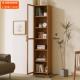 简易落书架地客厅多家DLW用楠竹学生书柜层收纳置架卧室儿童楠竹