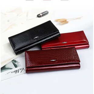 2025新款长款钱包女款高级感手拿包女百搭真皮零钱包头层牛皮手包