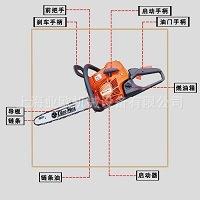 意大利欧玛GS410C二冲程油锯汽油链锯伐木锯园林绿化油锯