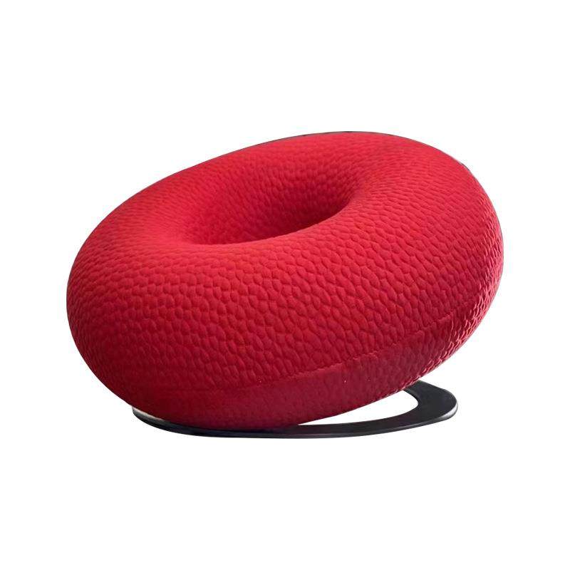 现代简约单人椅懒人沙发网红阳台卧室甜甜圈圆形设计师样板间艺术