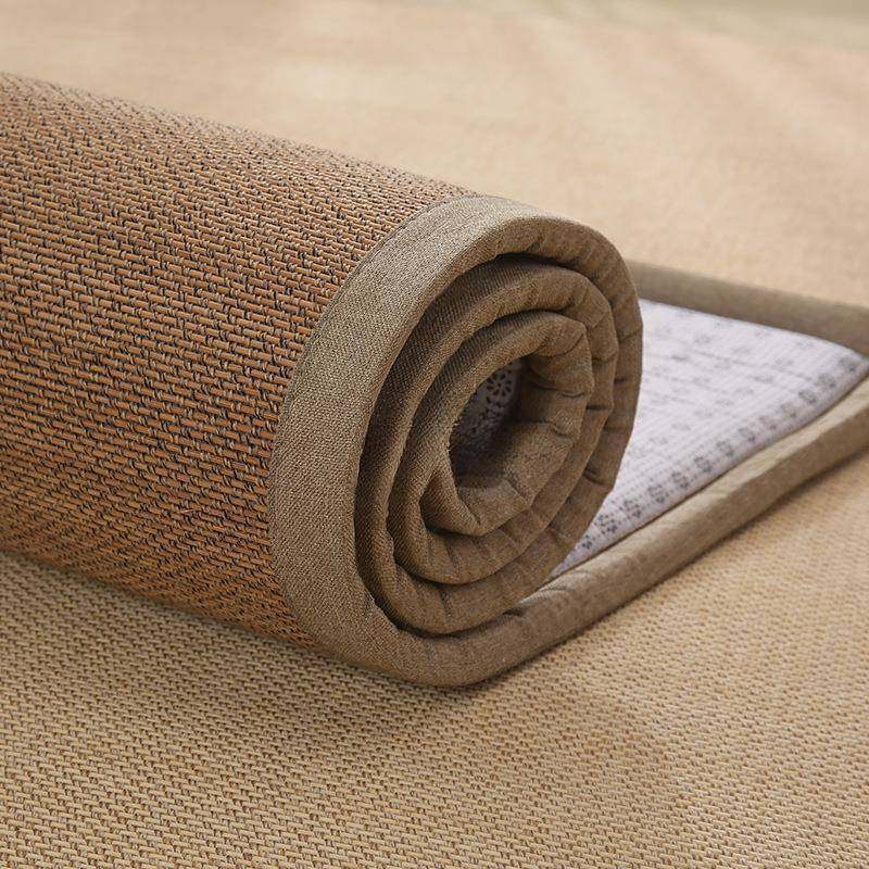 竹编毯做日式室客厅榻榻米垫子地阳台HLP茶民宿钉凉席地垫打地铺