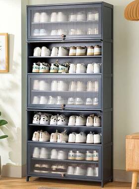 鞋架鞋子柜用门口HVZ外简易收纳进门靠家墙置防物架网红卧室尘收