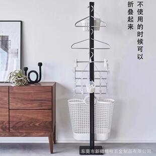 日式简约挂衣架落地卧室内晾单衣架简家用晒XZ-24018衣架易式衣帽