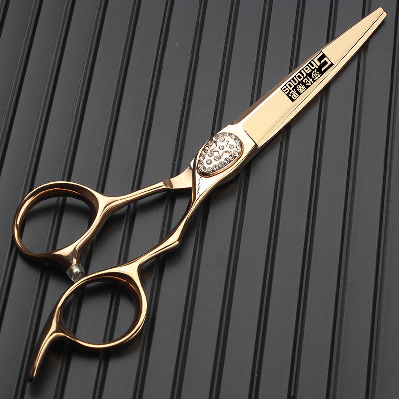 镀水钻美发剪刀用6打薄牙679金剪发型师专寸理发店440剪刀