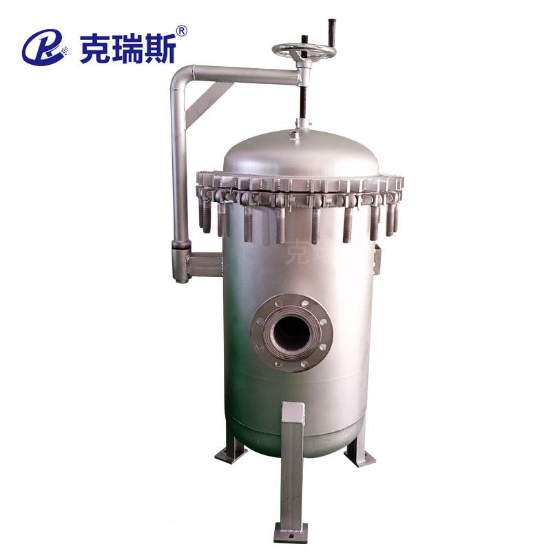 克瑞斯过器滤SY-D5-DN水不锈钢N袋式过滤器除污快开多袋式过滤D40